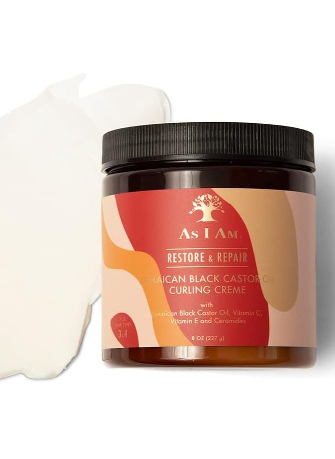 Restore And Repair Jamaican Black Castor Curling Creme 227g