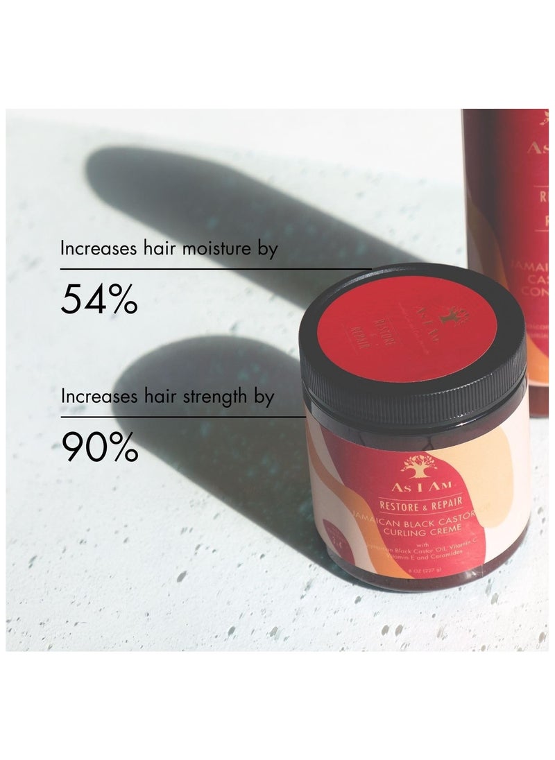 Restore And Repair Jamaican Black Castor Curling Creme 227g