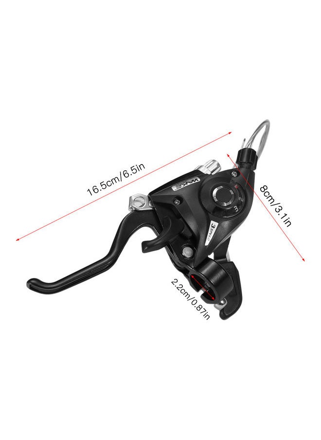 2-Piece Bicycle Speed Shifter with Brake Cable