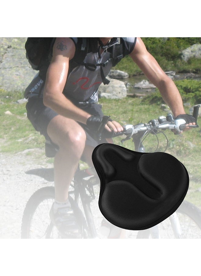 Mountain Road Bike Soft Silicone Bicycle Saddle Cushion Cover Cycling Seat Pad 26x28x8cm