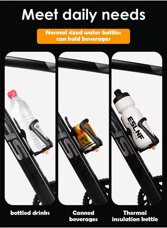 Bike Water Bottle Holder - 23 cm,Bike Water Bottle Cage, Durable Ultralight Plastic Water Drink Holder Rack, Lightweight PC Water Bottle Holder for Bicycle, Cycling Bottle Holder Cages for MTB, Road