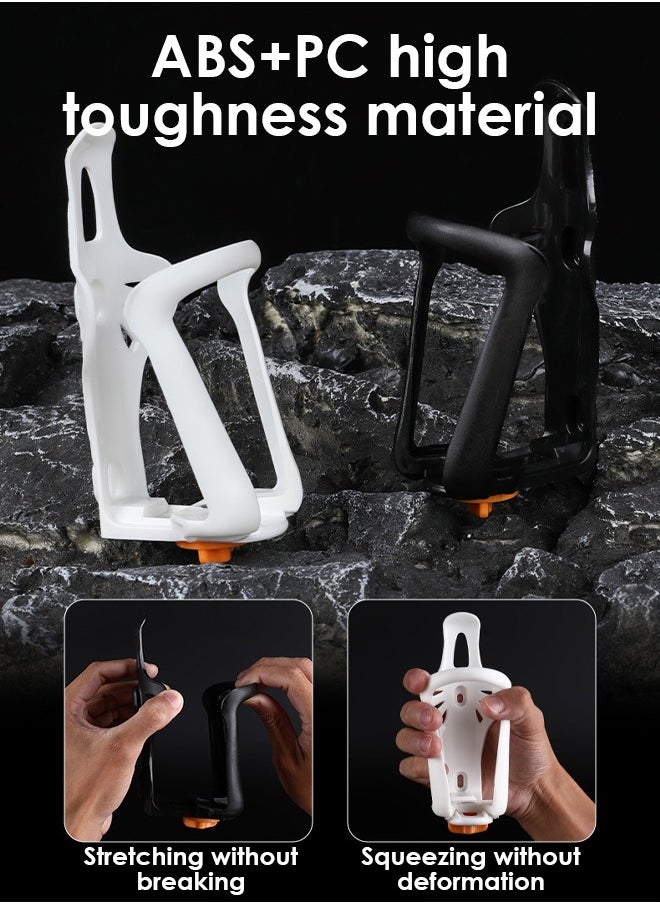 Bike Water Bottle Holder - 23 cm,Bike Water Bottle Cage, Durable Ultralight Plastic Water Drink Holder Rack, Lightweight PC Water Bottle Holder for Bicycle, Cycling Bottle Holder Cages for MTB, Road