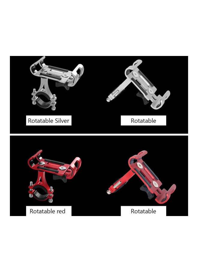 Bicycle Motorcycle Rotating All Aluminum Alloy Mobile Phone Bracket Holder 8x8x8cm
