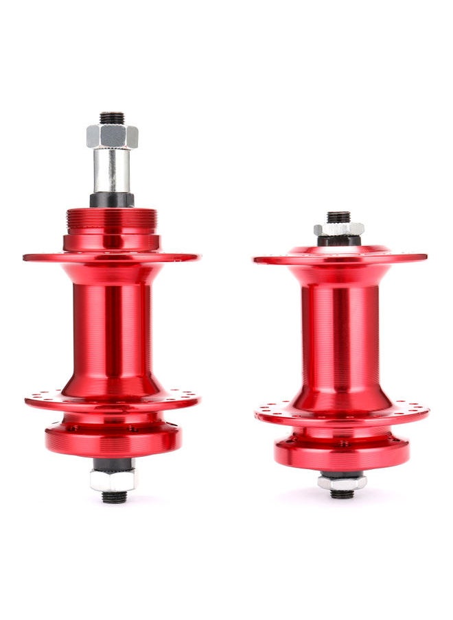 Bicycle Mountain Bike Aluminum Alloy Disc Brake MTB Casette Bearing Hub 36H Front Rear Hub Set Bicycle Hubs 36 Holes Hub Bicycle Hubs 0.717kg