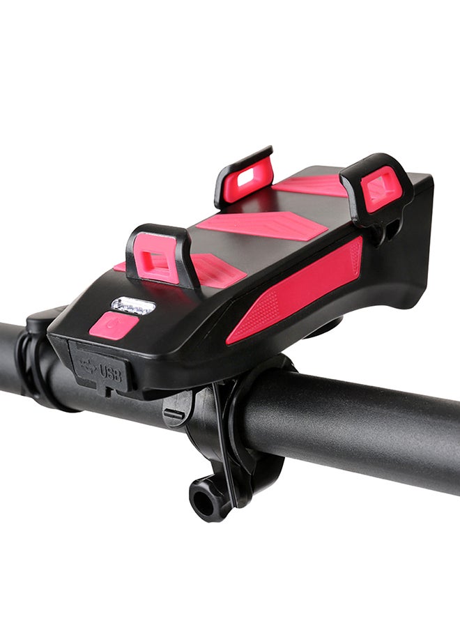 4 IN 1 Multifunctional Bike Light Bicycle Horn Lamp with Mobile 16*6.2*11.5cm