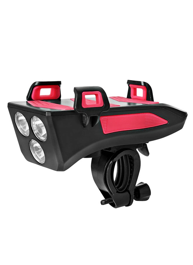 4 IN 1 Multifunctional Bike Light Bicycle Horn Lamp with Mobile 16*6.2*11.5cm
