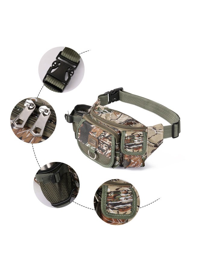 Waterproof Fishing Tackle Waist Pack Bag 11.8x3.5x5.5inch