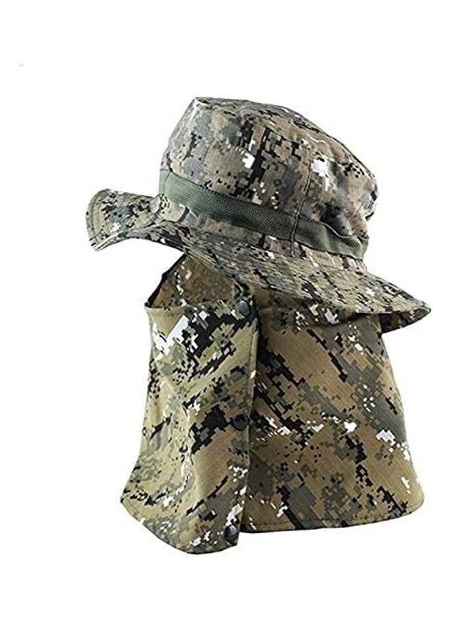 UPF 50+ UV Sun Protection Fishing Hat With Neck Flap