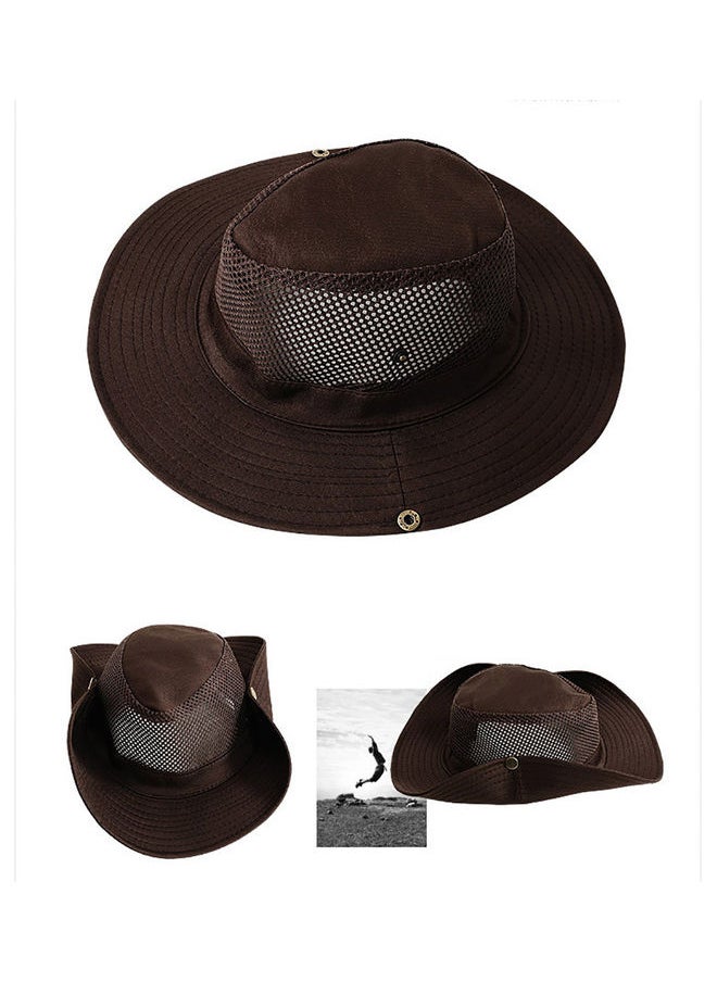 Practical Cap Hat Anti-UV Outdoor Travel Fishing Climbing Camping Picnic Sunhat 20 x 10 x 20cm