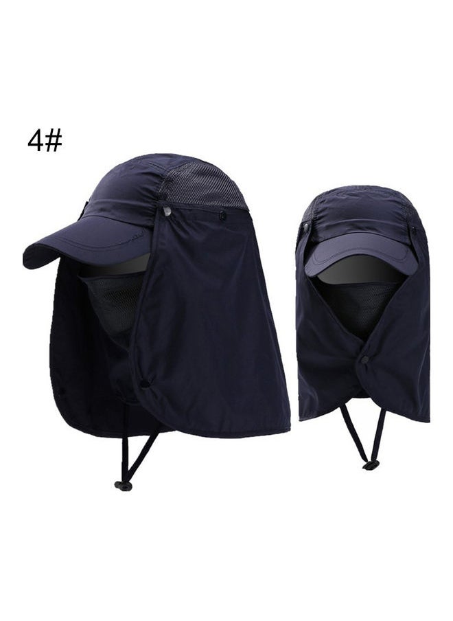 Unisex Waterproof UV Protection Breathable Baseball Hat Cap With Face Neck Flap 20 x 10 x 20cm