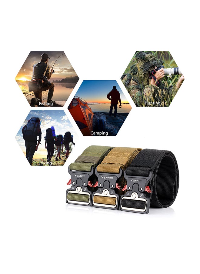 Quick Release Tactical Belt With Heavy Duty Waist Band