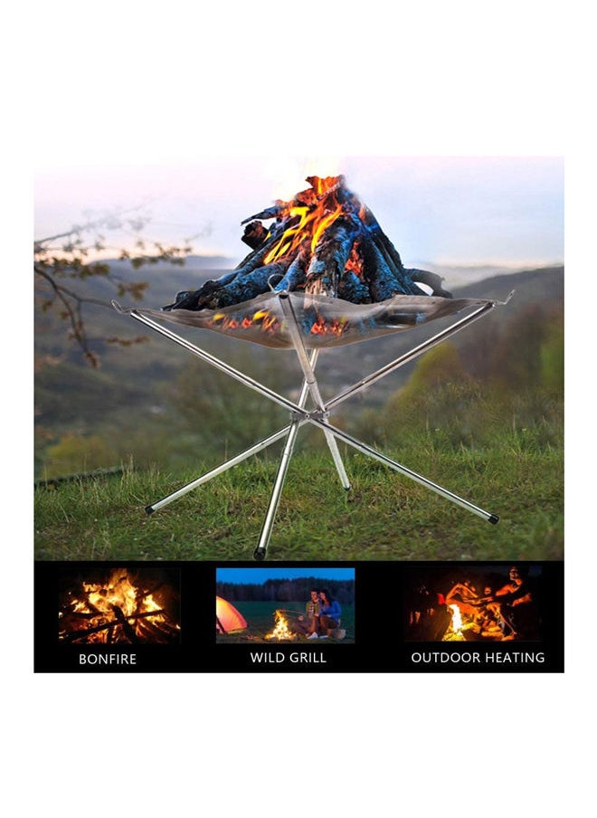 Folding Campfire Rack 25x10x10cm 25x10x10cm