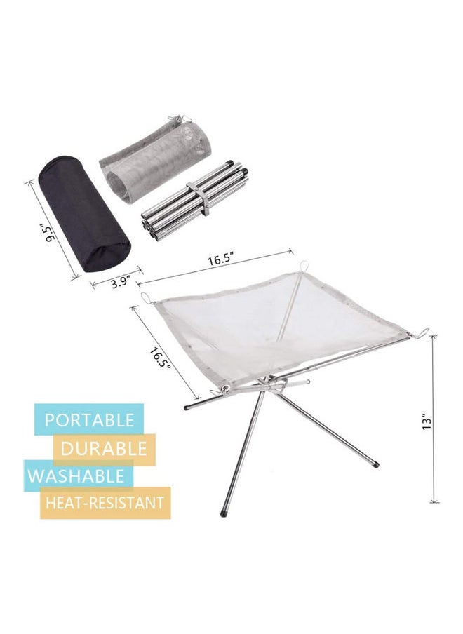 Folding Campfire Rack 25x10x10cm 25x10x10cm