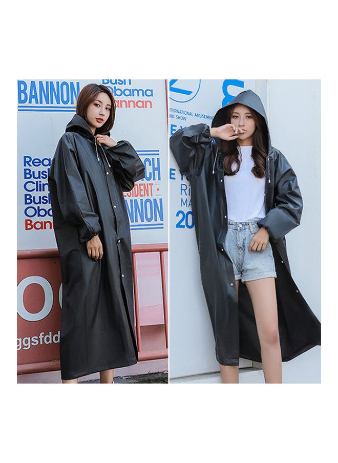 Unisex Outdoor Travel Waterproof Hooded Drawstring Raincoat Jacket Rainwear 0.147kg 0.147kg