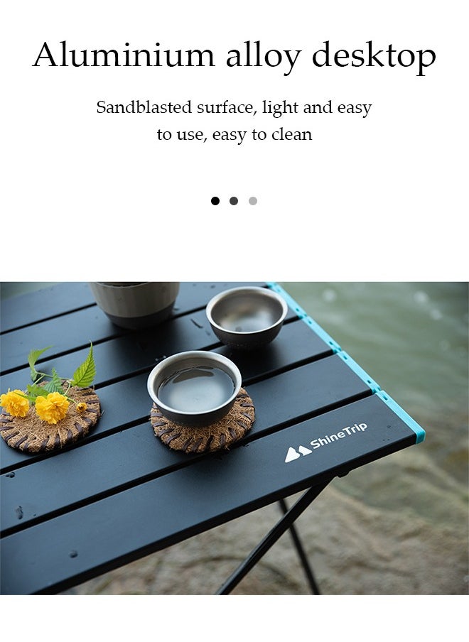 Camping Table, Ultralight Compact Camping Folding Table with Carry Bag,  Ultralight Portable Aluminum Table for Hiking, Picnic, BBQ, Outdoor Cooking, Travel, Beach Table