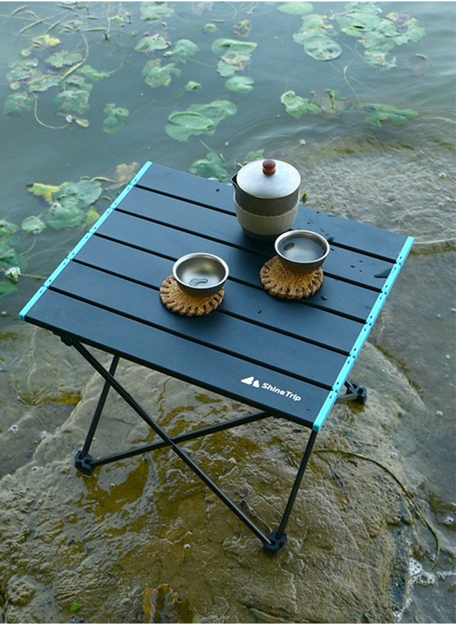 Camping Table, Ultralight Compact Camping Folding Table with Carry Bag,  Ultralight Portable Aluminum Table for Hiking, Picnic, BBQ, Outdoor Cooking, Travel, Beach Table