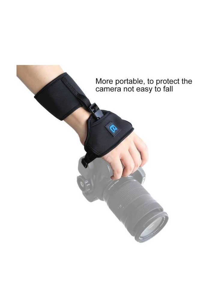 Camera Wrist Strap,Soft Hand Grip Wrist Strap With Belt, Padded Secure Grip for SLR/DSLR, Stylish and Comfortable Wrist Strap ,for Photographers, Rapid Fire Support,Diving camera wristband