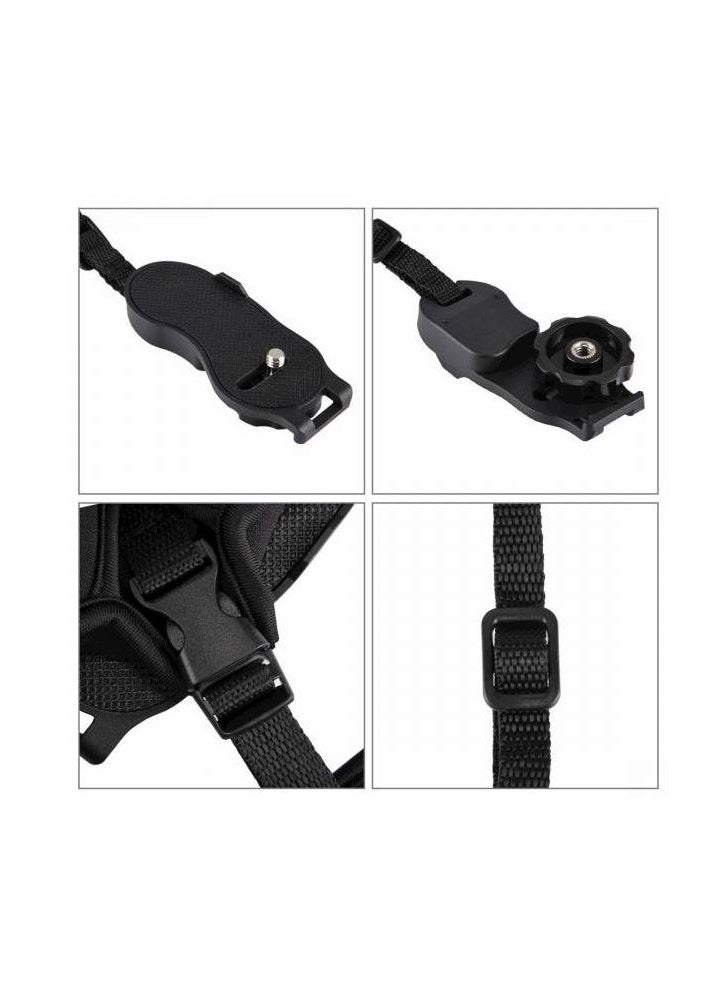 Camera Wrist Strap,Soft Hand Grip Wrist Strap With Belt, Padded Secure Grip for SLR/DSLR, Stylish and Comfortable Wrist Strap ,for Photographers, Rapid Fire Support,Diving camera wristband