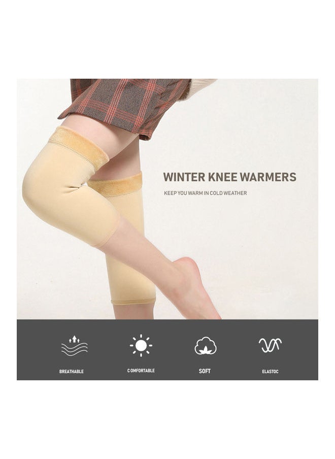Pair Of Knee Warmers Thermal Protector Knee Pad 15.00x2.00x14.00cm