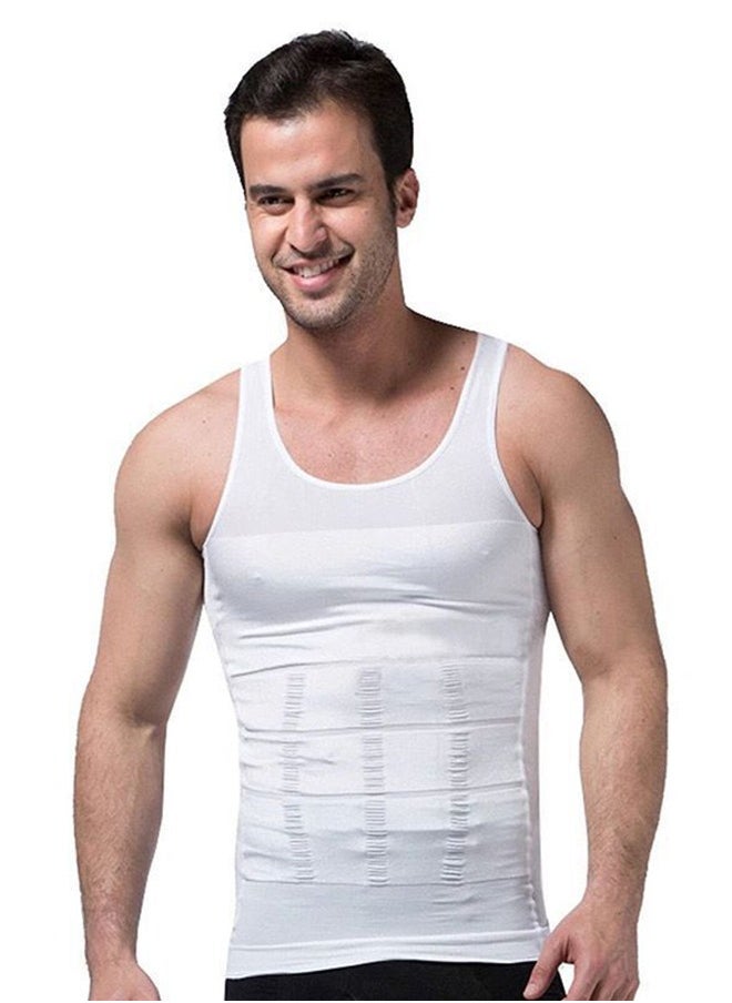Men's Slim Body Shaper Vest Tank Top Tummy Waist Underwear Beer Belly Slimmer