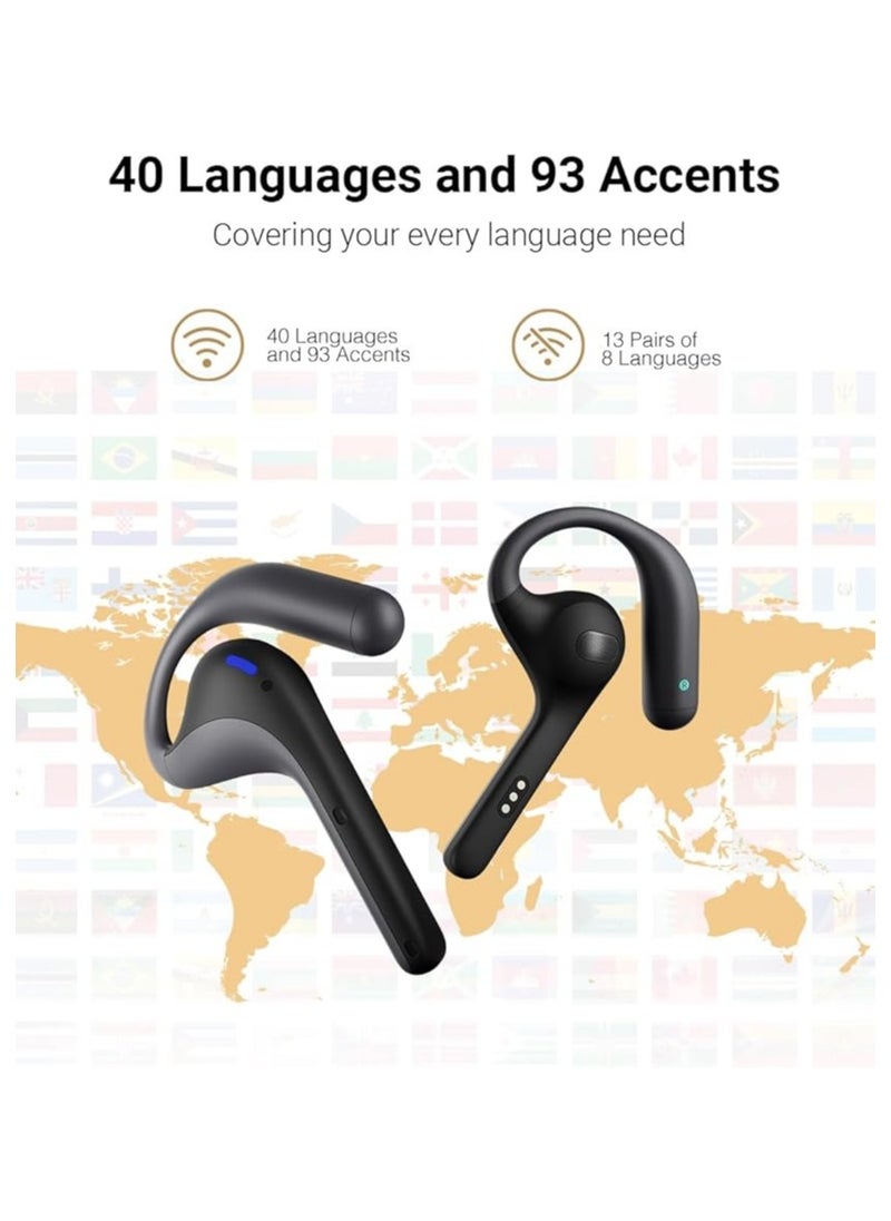Timekettle W4 Pro AI Interpreter Earbuds,Bidirection Simultaneous Translation,Translator Device Supporting 40 Languages,Translator Earbuds for Call and Video Translation,APP Work with iOS and Android