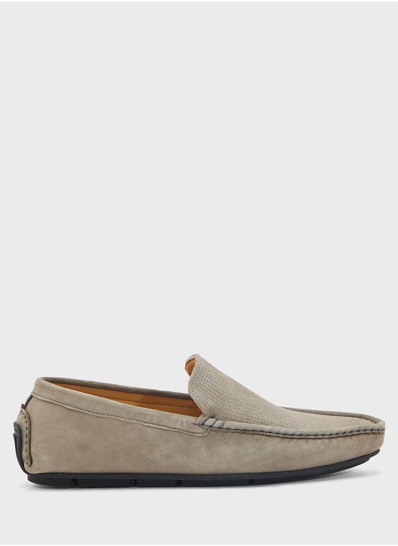 Genuine Suede Leather Loafers