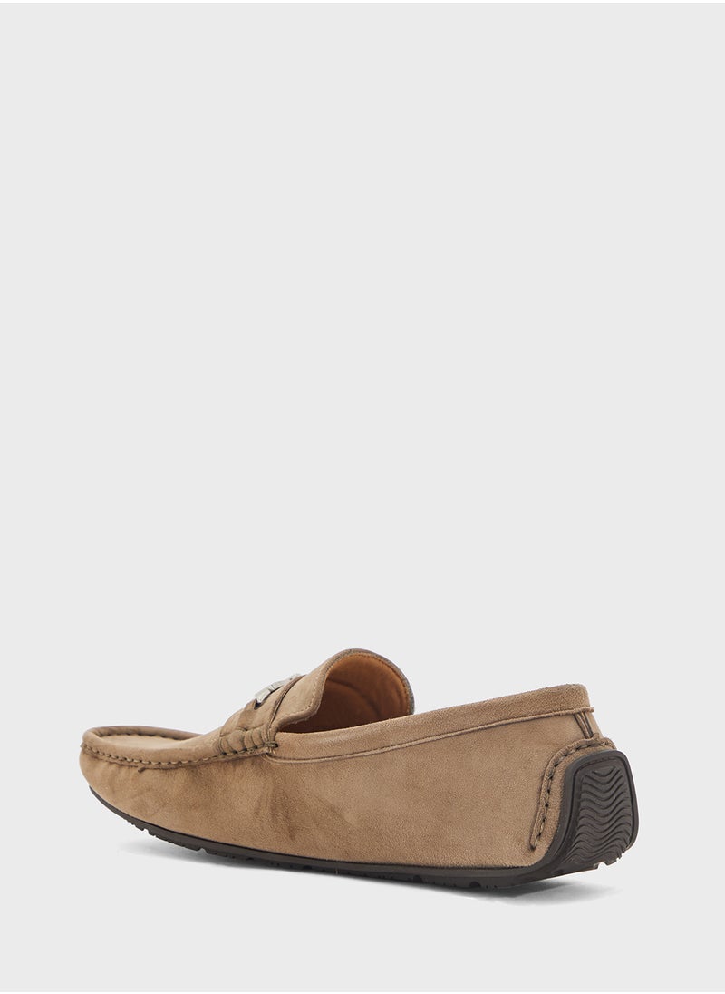 Genuine Suede Leather Loafers