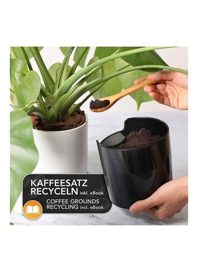 Espresso Dump Bin Black 12x11cm