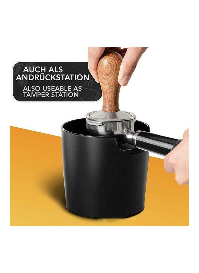 Espresso Dump Bin Black 12x11cm
