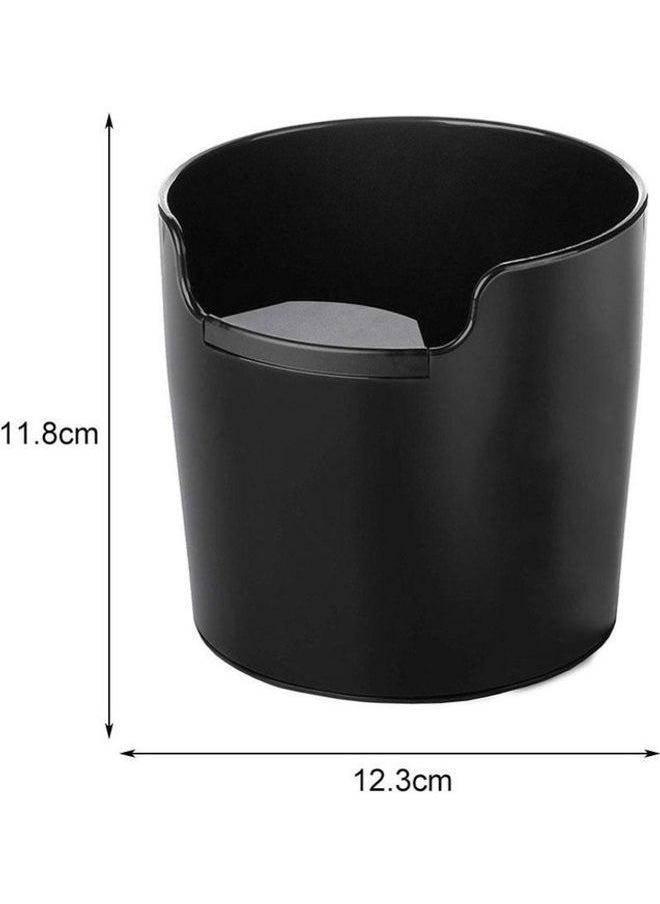 Espresso Dump Bin Black 12x11cm