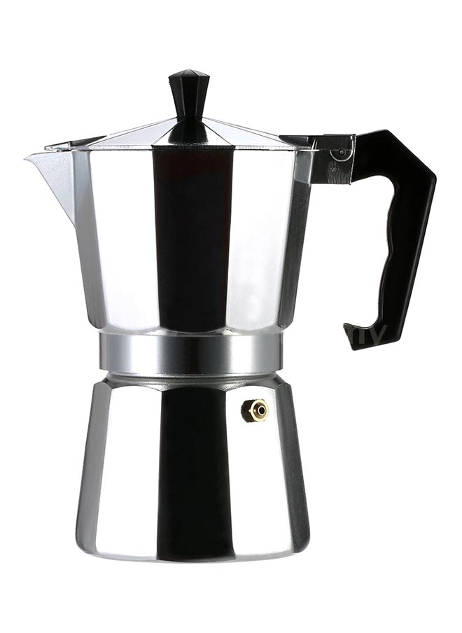Cordless Espresso Percolator Maker Silver 300ml