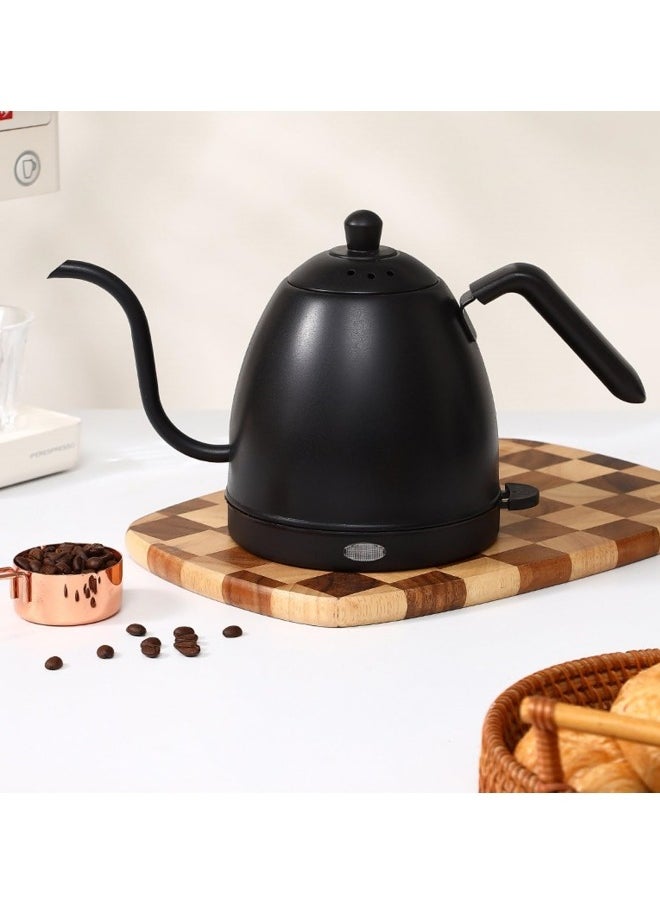 Electric kettle,kettle,Electric Gooseneck Thermostatic Kettle Adjustable Digital Temperature Control,Anti-Dry Boil Protection,800ml Black
