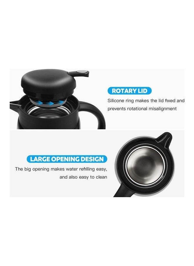 Stainless Steel Thermal Coffee Pot Black