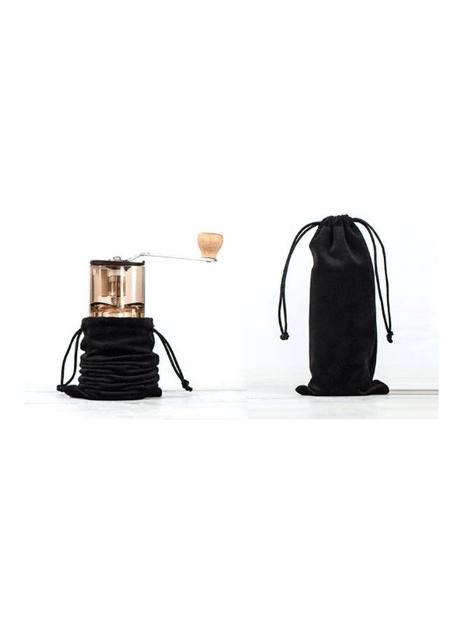 Household Hand Crank Coffee Bean Grinder Yellow
