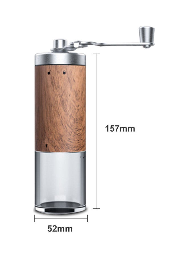 Manual Coffee Grinder Brown/Silver 16.0x5.5x5.5cm