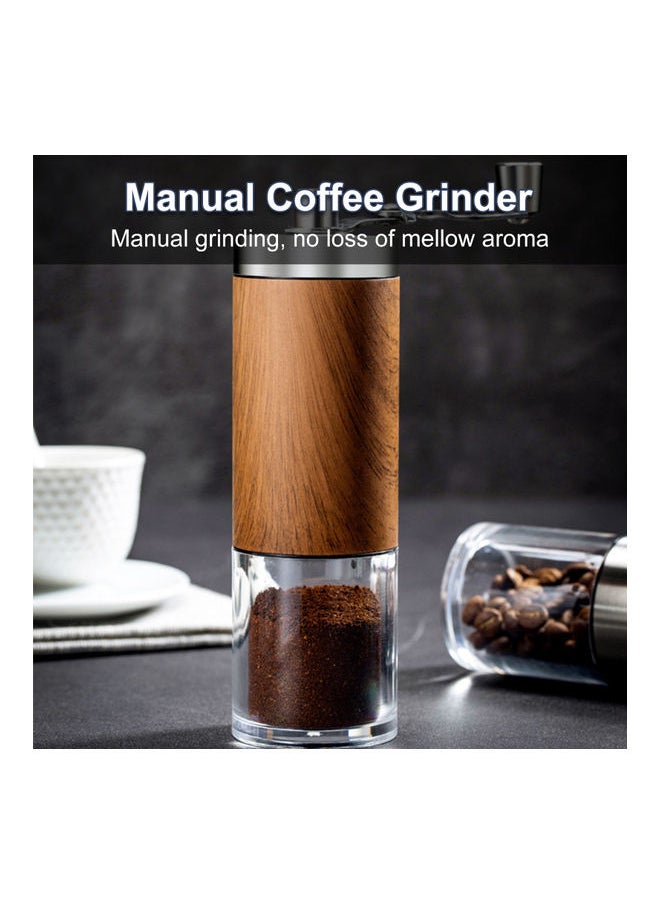 Manual Coffee Grinder Brown/Silver 16.0x5.5x5.5cm