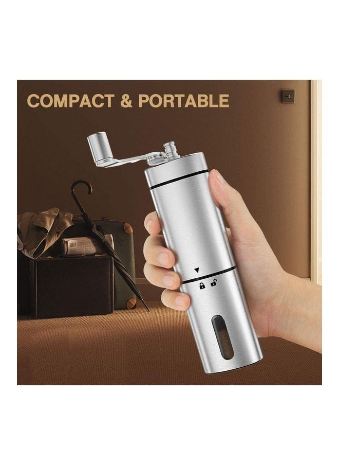 Manual Coffee Grinder Silver ‎21 x 12 x 6cm