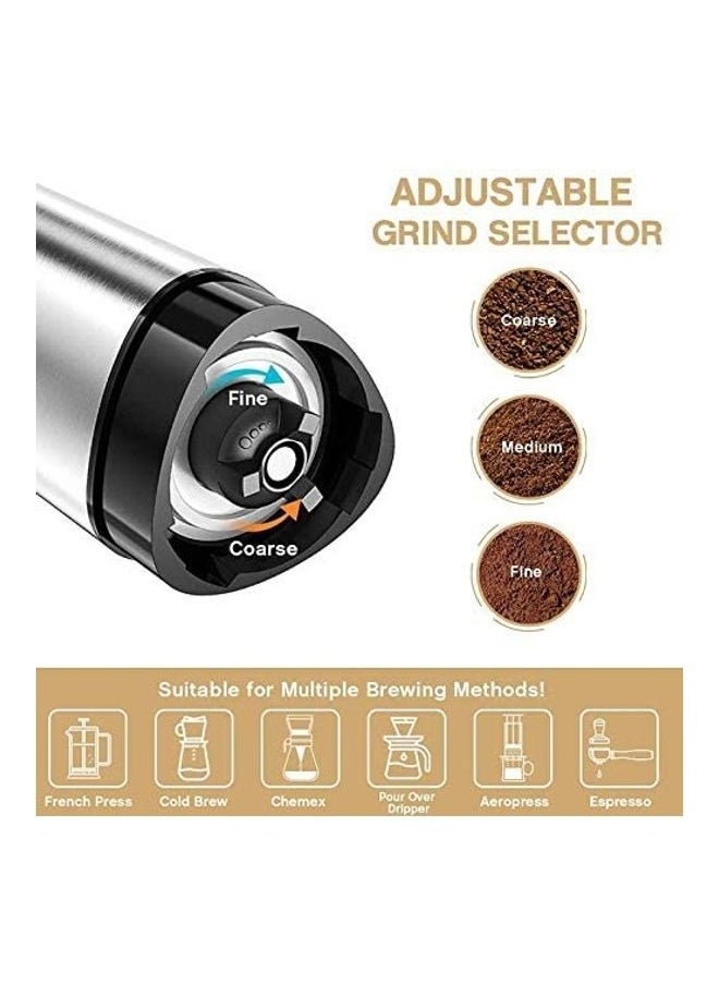 Manual Coffee Grinder Silver ‎21 x 12 x 6cm