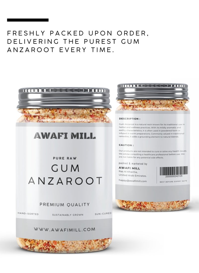 AWAFI MILL Gum Anzaroot | Natural Dried Resin Chunks | Traditional Herbal Ingredient