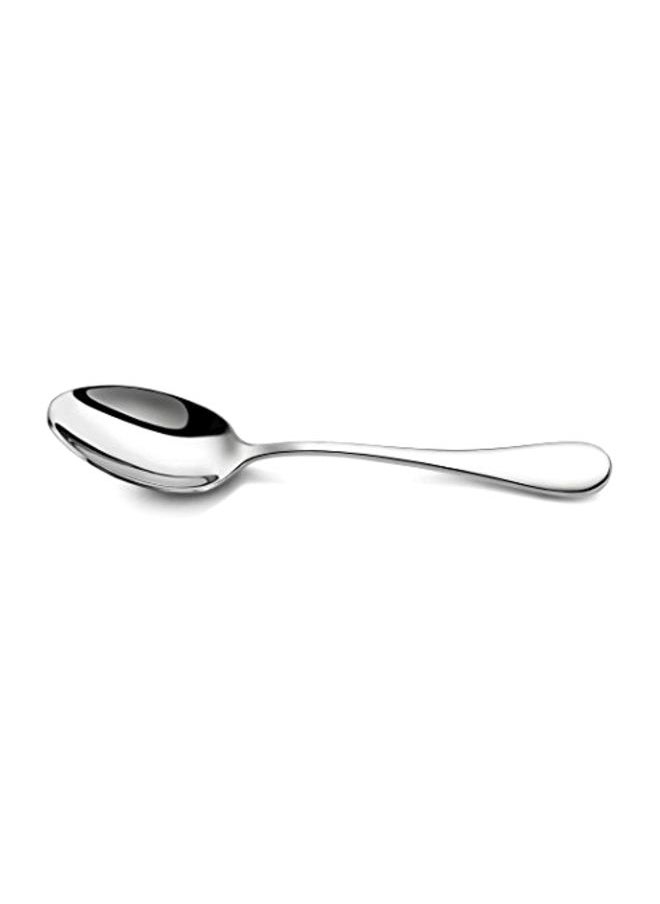 12-Piece Stainless Steel Teaspoon Silver 6.25inch
