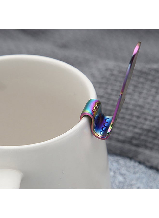 304 Stainless Steel Mermaid Teaspoon Silver 5.04 x 0.79 x 0.67inch