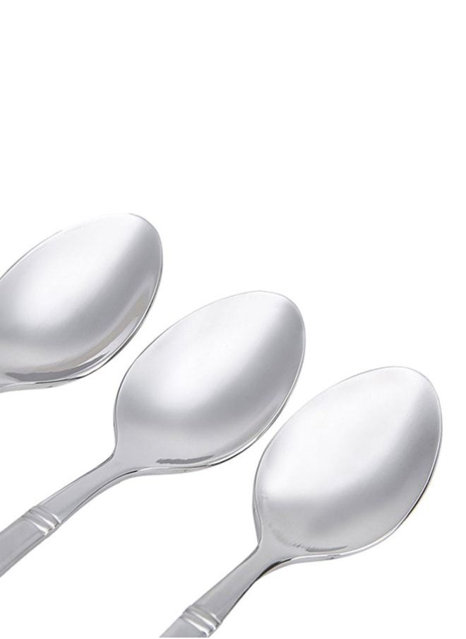 3-Piece Tea Spoon Set Stainless Steel Silver