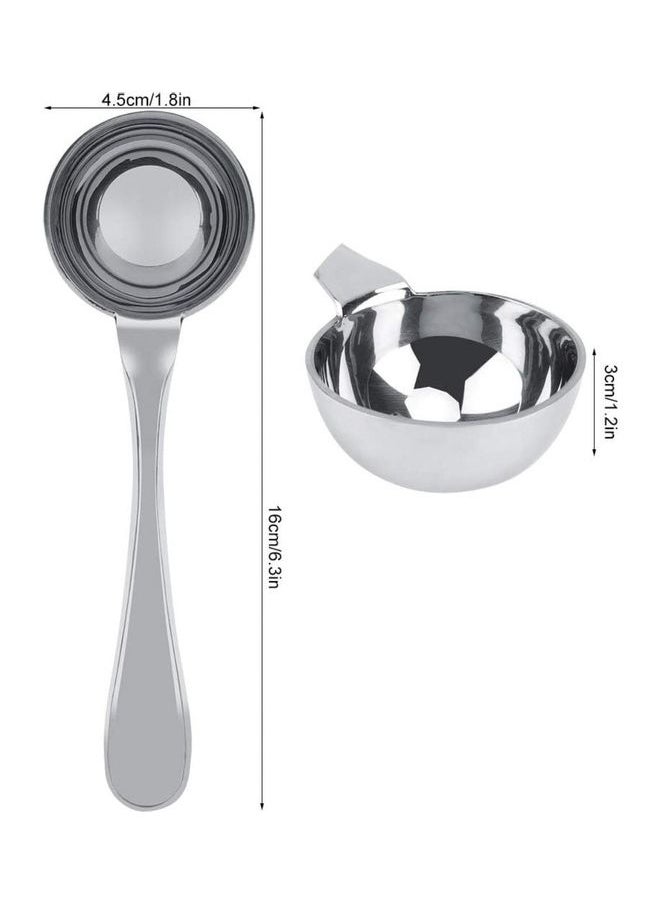 Coffee Measuring Spoon Silver