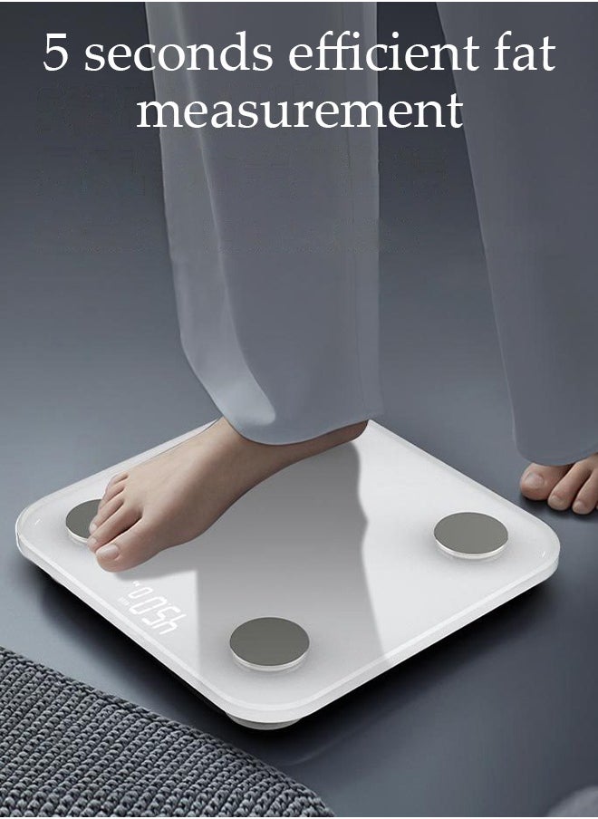 Body Composition Scale 2 Smart Fat Weight Health Scale Bt 5.0 Balance Test 13 Body Date Bmi Weight Scale Led Digital Display Mi Fit App Data Analysis