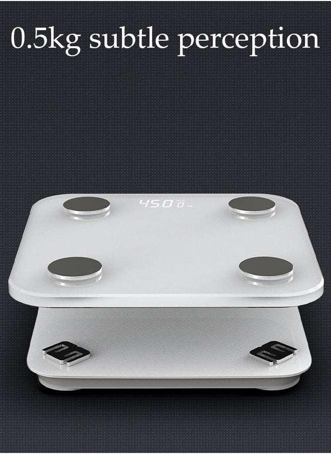 Body Composition Scale 2 Smart Fat Weight Health Scale Bt 5.0 Balance Test 13 Body Date Bmi Weight Scale Led Digital Display Mi Fit App Data Analysis