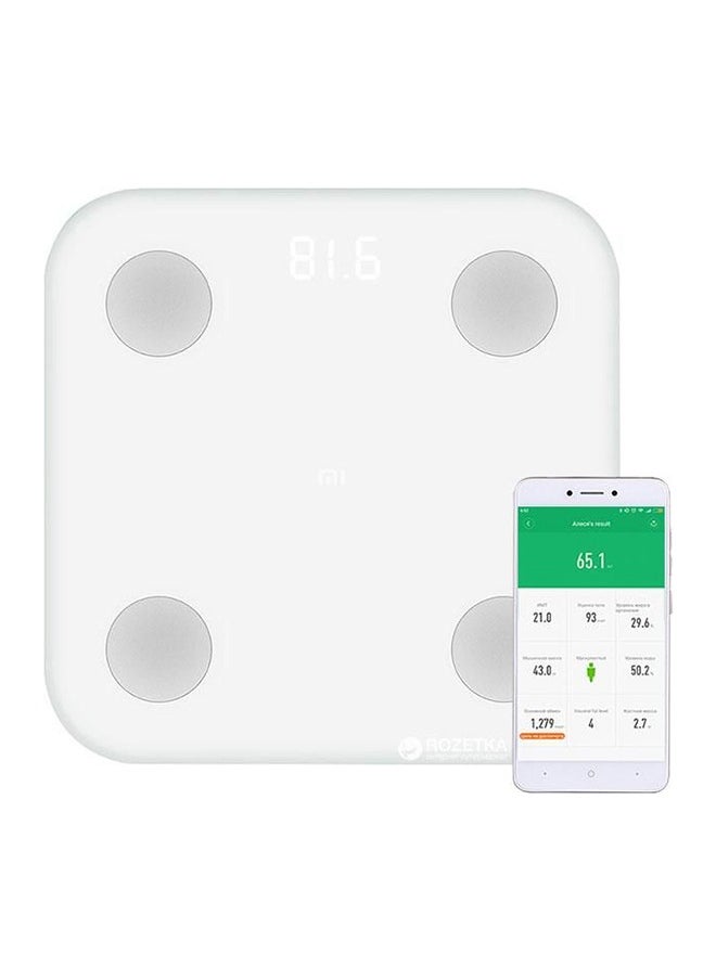 Body Composition Scale 2 Smart Fat Weight Health Scale Bt 5.0 Balance Test 13 Body Date Bmi Weight Scale Led Digital Display Mi Fit App Data Analysis