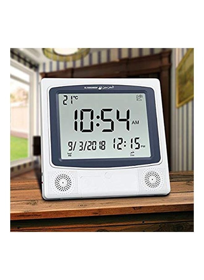 Digital Desk Azan Clock,Al-Harameen,Azan Clock,Prayer Times Table Clock,Digital Alarm,HA-4010