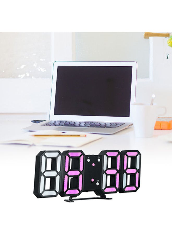 3D LED Digital Clock multicolour 29.00x4.50x10.00cm