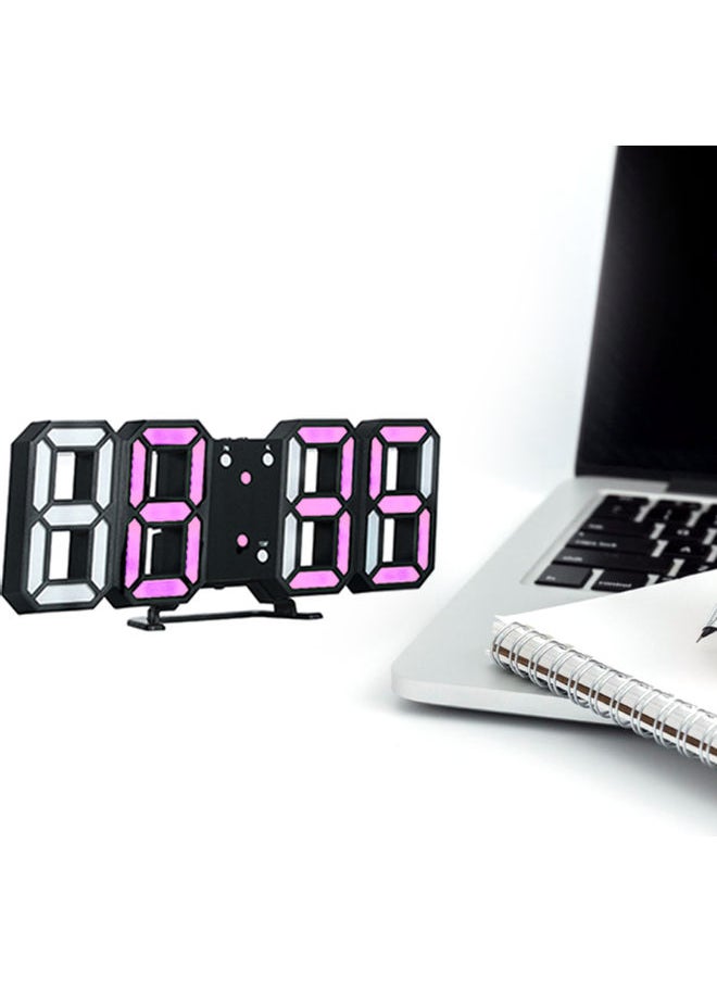 3D LED Digital Clock multicolour 29.00x4.50x10.00cm