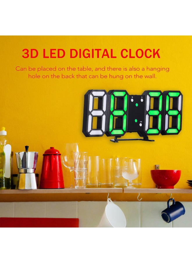 3D LED Digital Clock multicolour 29.00x4.50x10.00cm